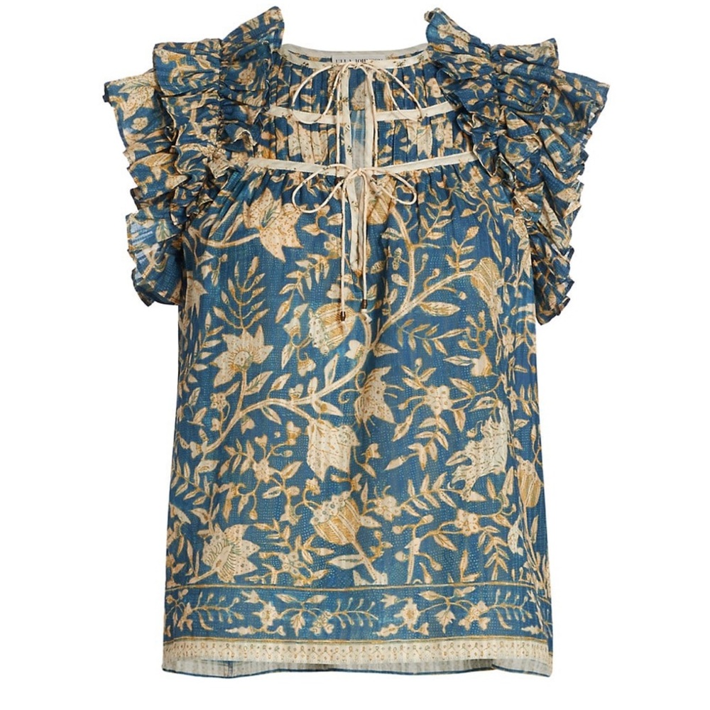 NWOT Ulla Johnson Asmara Ruffle Top size 4